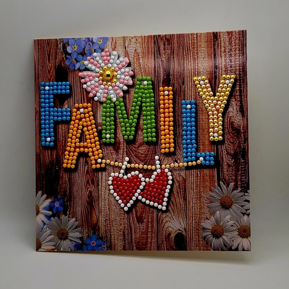 Family Greeting Card Handmade [2 Available] - Picture 2 of 11